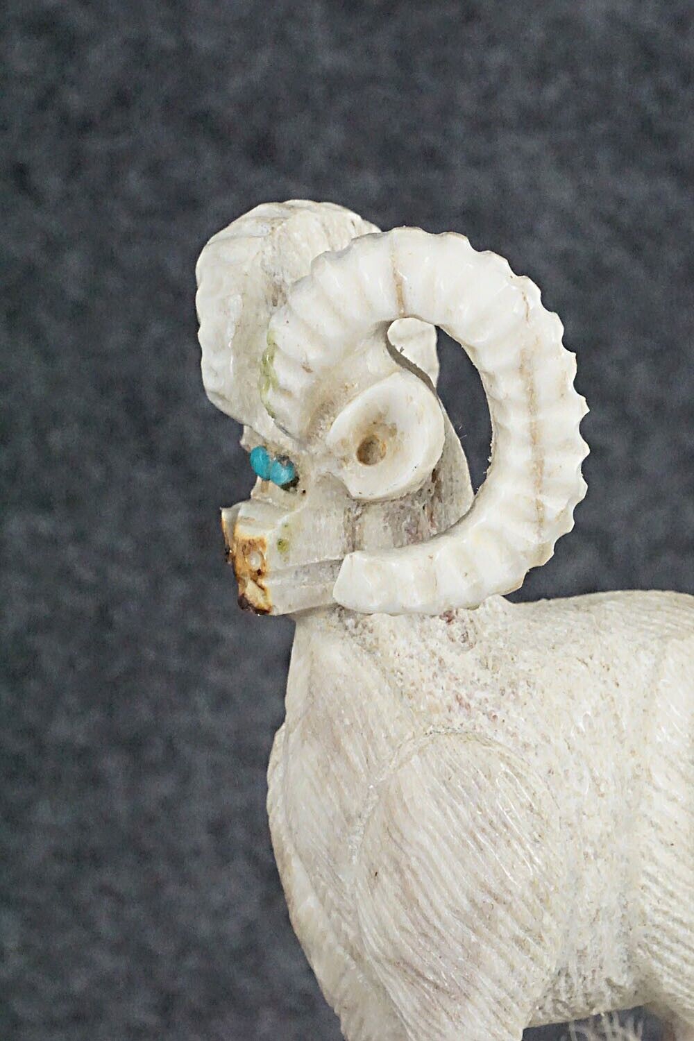 Ram Zuni Fetish Carving - Garrick Weeka