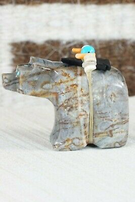 Bear Zuni Fetish Carving - Tony Laiwakete - High Lonesome Trading