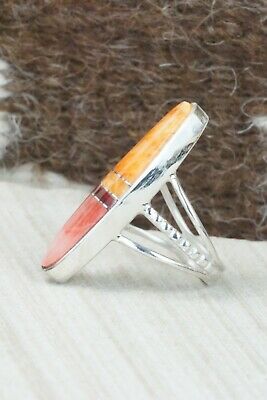 Spiny Oyster & Sterling Silver Ring - Harold Smith - Size 6