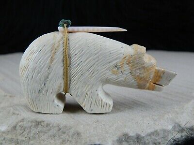 Bear Zuni Fetish Carving - Douglas Martza - High Lonesome Trading