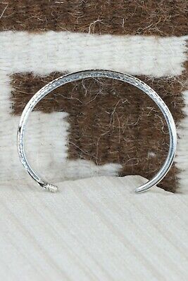 Navajo Sterling Silver Bracelet - Chris Charley