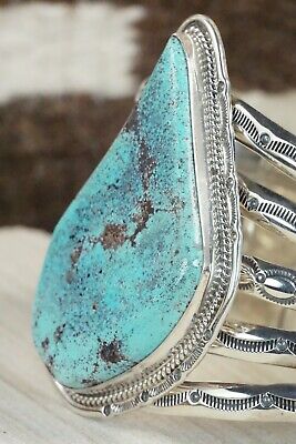 Turquoise & Sterling Silver Bracelet - Raymond Delgarito
