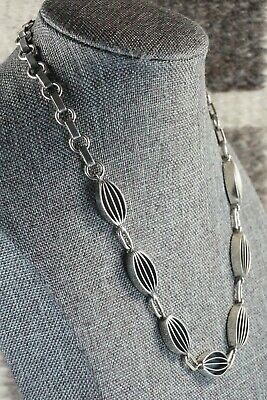 Navajo Sterling Silver Necklace - James Bahe
