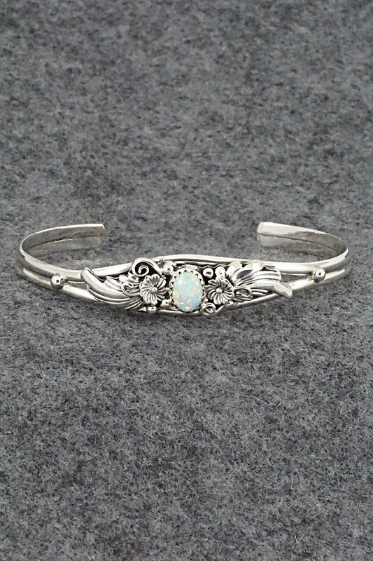 Opalite & Sterling Silver Bracelet - Sadie Jim