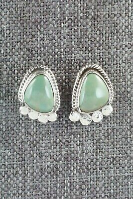 Turquoise & Sterling Silver Earrings - Verley Betone