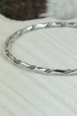 Sterling Silver Bangle - Elaine Tahe