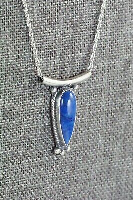 Lapis & Sterling Silver Necklace - Sharon McCarthy