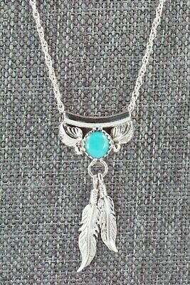 Turquoise & Sterling Silver Necklace - Sharon McCarthy