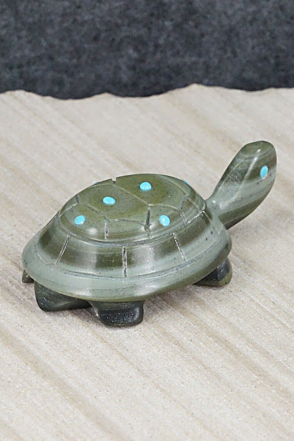 Turtle Zuni Fetish Carving - Ronnie Lunasee