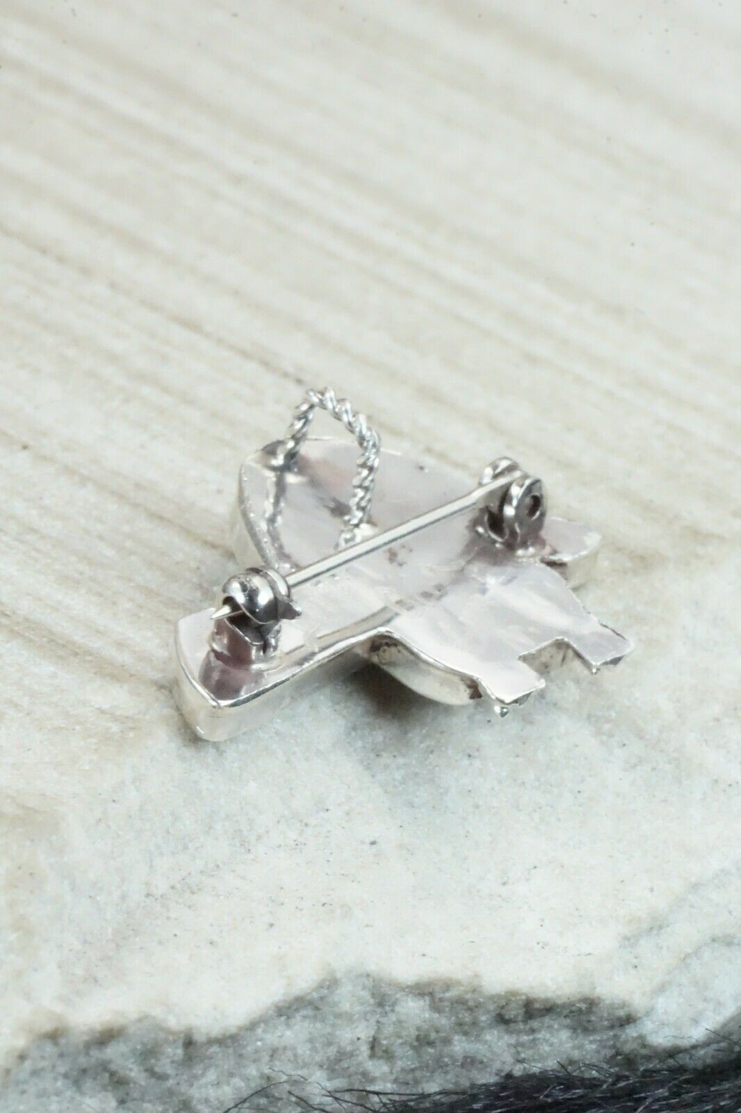 Multi Stone & Sterling Silver Pendant/ Pin - Loretta Gia
