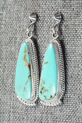 Turquoise & Sterling Silver Earrings - Verley Betone