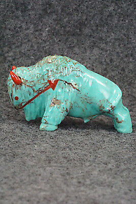 Buffalo Zuni Fetish Carving - Andres Quandelacy
