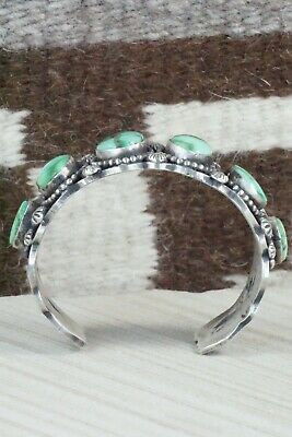 Turquoise & Sterling Silver Bracelet - Shawn Cayatineto