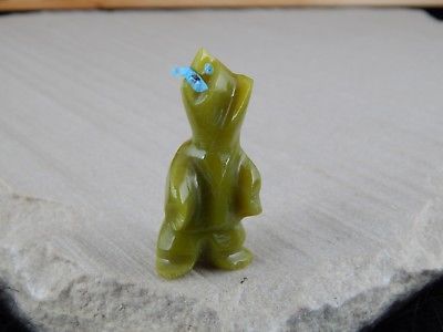 Bear Zuni Fetish Carving - Andres Quam - High Lonesome Trading