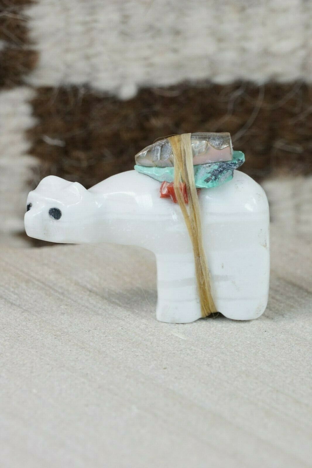 Bear Zuni Fetish Carving - Lance Deysee - High Lonesome Trading