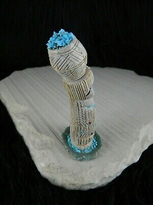 Corn Maiden Zuni Fetish - Carl Etsate - Zuni Maiden Carving - Native American - High Lonesome Trading
