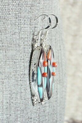 Multi Stone & Sterling Silver Earrings - Virginia Quam
