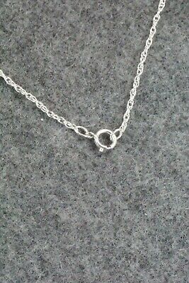 Turquoise & Sterling Silver Necklace - Rolanda Natachu