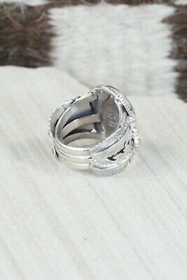 Turquoise & Sterling Silver Ring - Grace Kenneth - Size 7