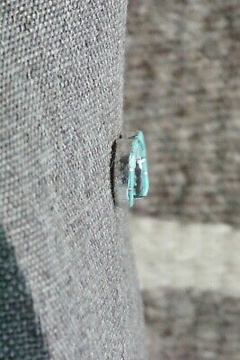 Turquoise and Sterling Silver Earrings - Sarah Bowannie