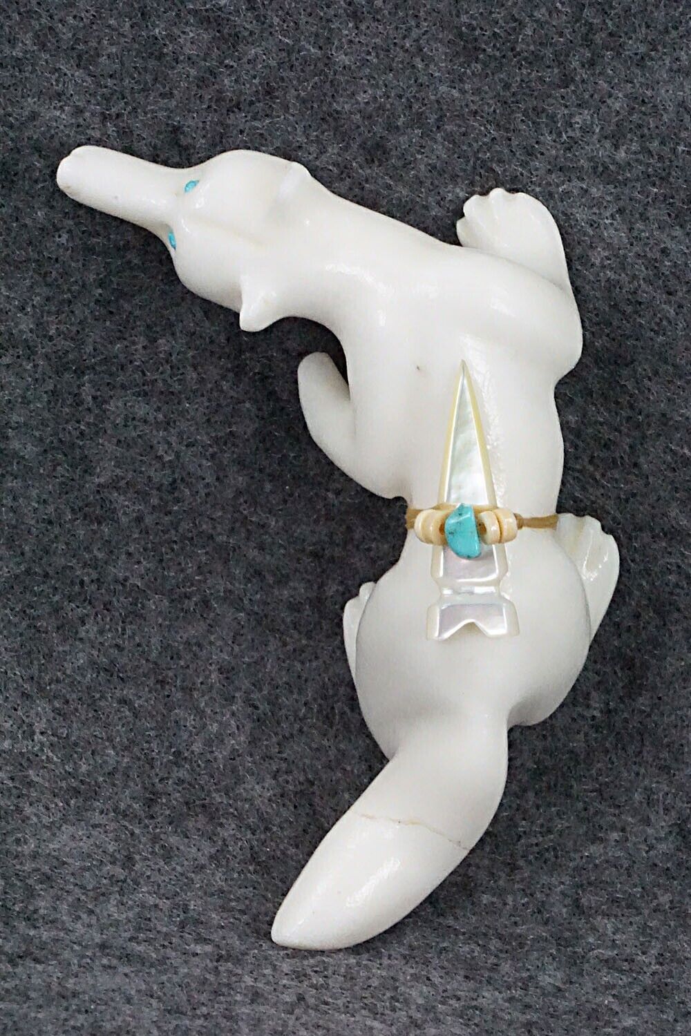 Wolf Zuni Fetish Carving - Albert Eustace