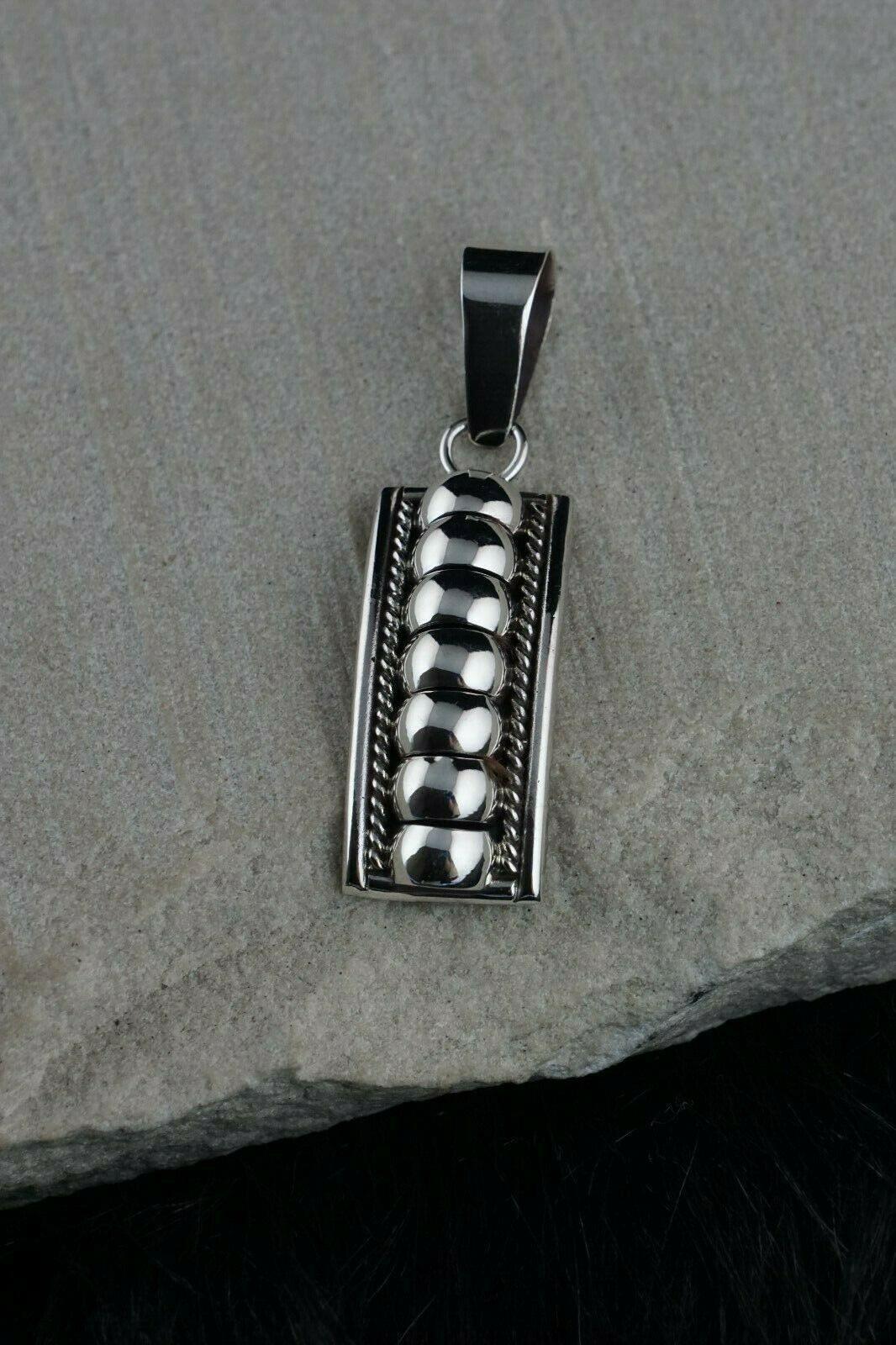 Sterling Silver Pendant - Thomas Charley - Navajo - High Lonesome Trading