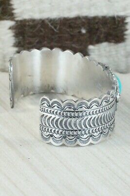 Turquoise & Sterling Silver Bracelet - Michael Calladitto