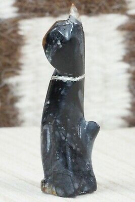 Cat Zuni Fetish Carving - Kenny Chavez