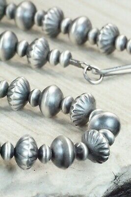 Sterling Silver Navajo Pearl Necklace - Presley Haley