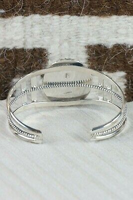 Navajo Turquoise & Sterling Silver Bracelet - Raymond Delgarito - High Lonesome Trading