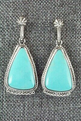 Turquoise & Sterling Silver Earrings - Sharon McCarthy