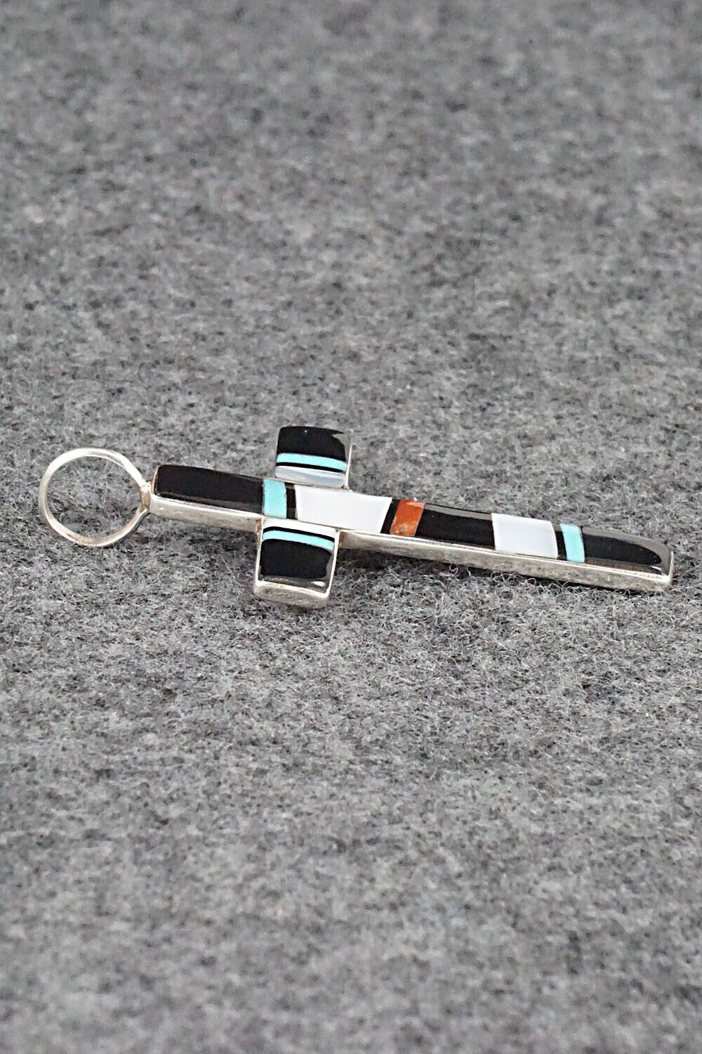 Multi Stone & Sterling Silver Pendant - Bobby Sanchez