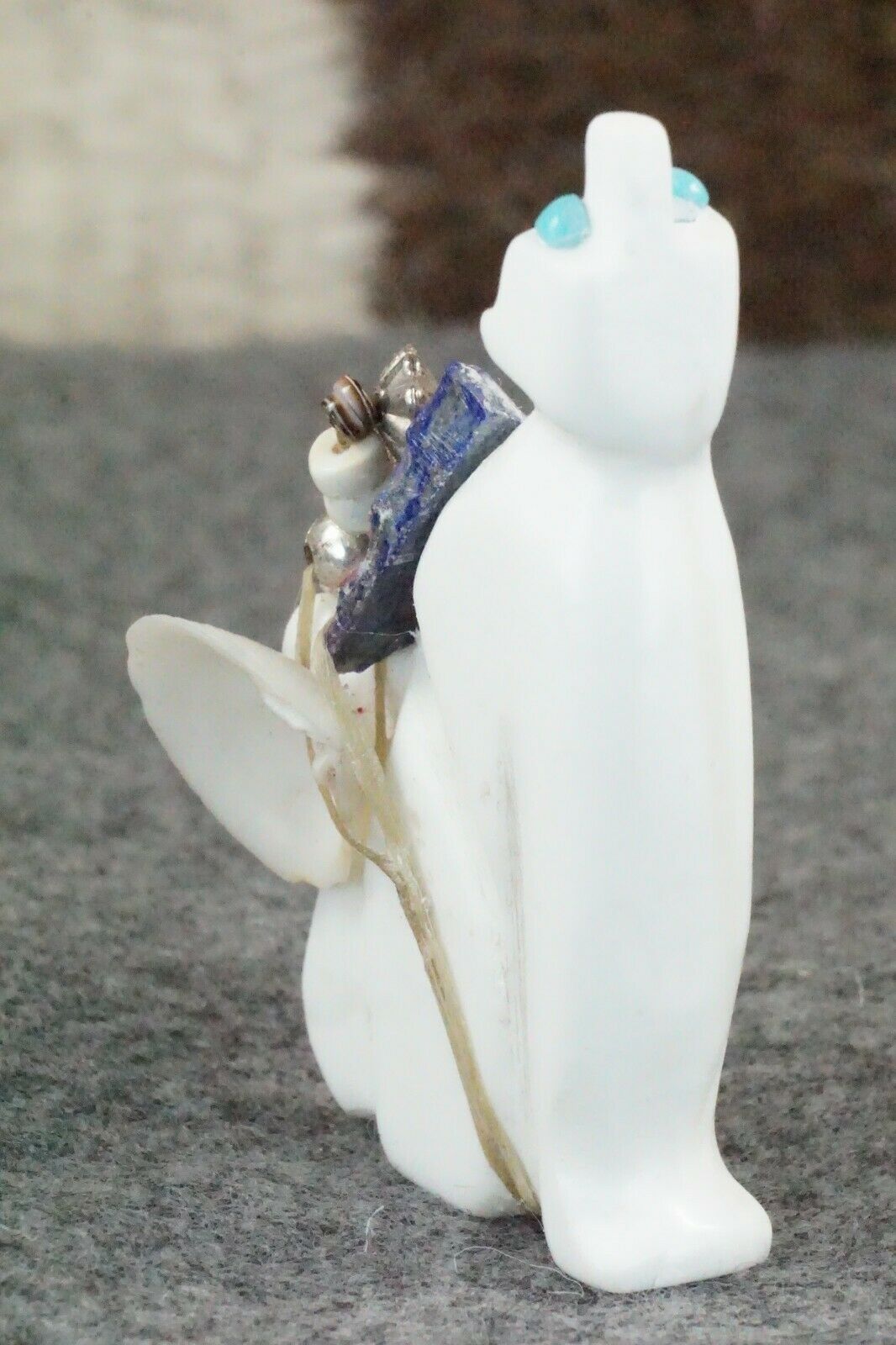 Wolf Zuni Fetish Carving - Lance Deysee