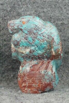 Eagle Zuni Fetish Carving - Derrick Kaamasee