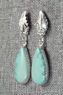 Turquoise & Sterling Silver Earrings - Annie Spencer - High Lonesome Trading