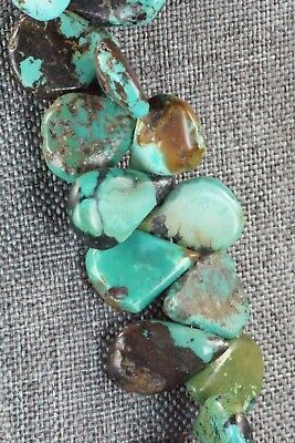 Turquoise & Sterling Silver Necklace - Navajo