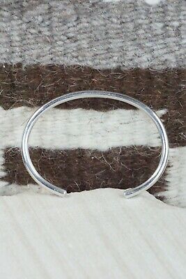 Navajo Sterling Silver Bracelet - Elaine Tahe