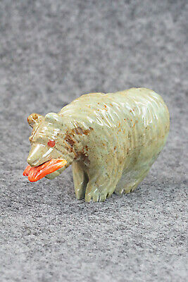 Bear Zuni Fetish Carving - Andres Quandelacy
