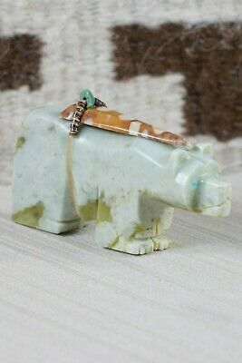 Bear Zuni Fetish Carving - Alex Tsethlikai - High Lonesome Trading