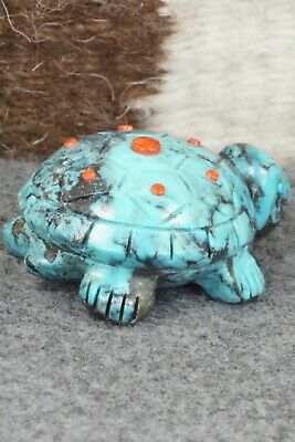 Turtle Zuni Fetish Carving - Reynold Lunasee
