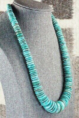 Turquoise & Sterling Silver Necklace - Louise Joe - High Lonesome Trading