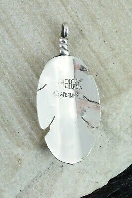 Sterling Silver Feather Pendant - Ben Begay
