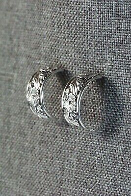 Sterling Silver Floral Earrings - Tom Dinesto