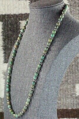 Turquoise & Sterling Silver Necklace - Doreen Jake