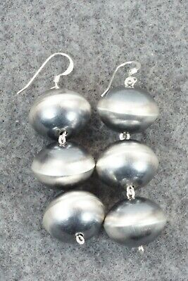 Sterling Silver Navajo Pearl Earrings - Preston Haley