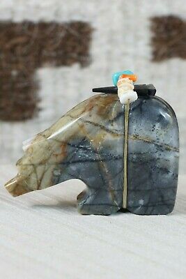 Bear Zuni Fetish Carving - Tony Laiwakete - High Lonesome Trading