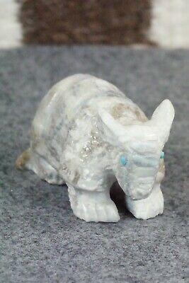 Armadillo Zuni Fetish Carving - Derrick Kaamasee - High Lonesome Trading
