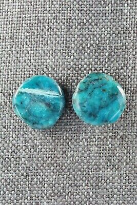 Turquoise & Sterling Silver Earrings - Joann Garcia