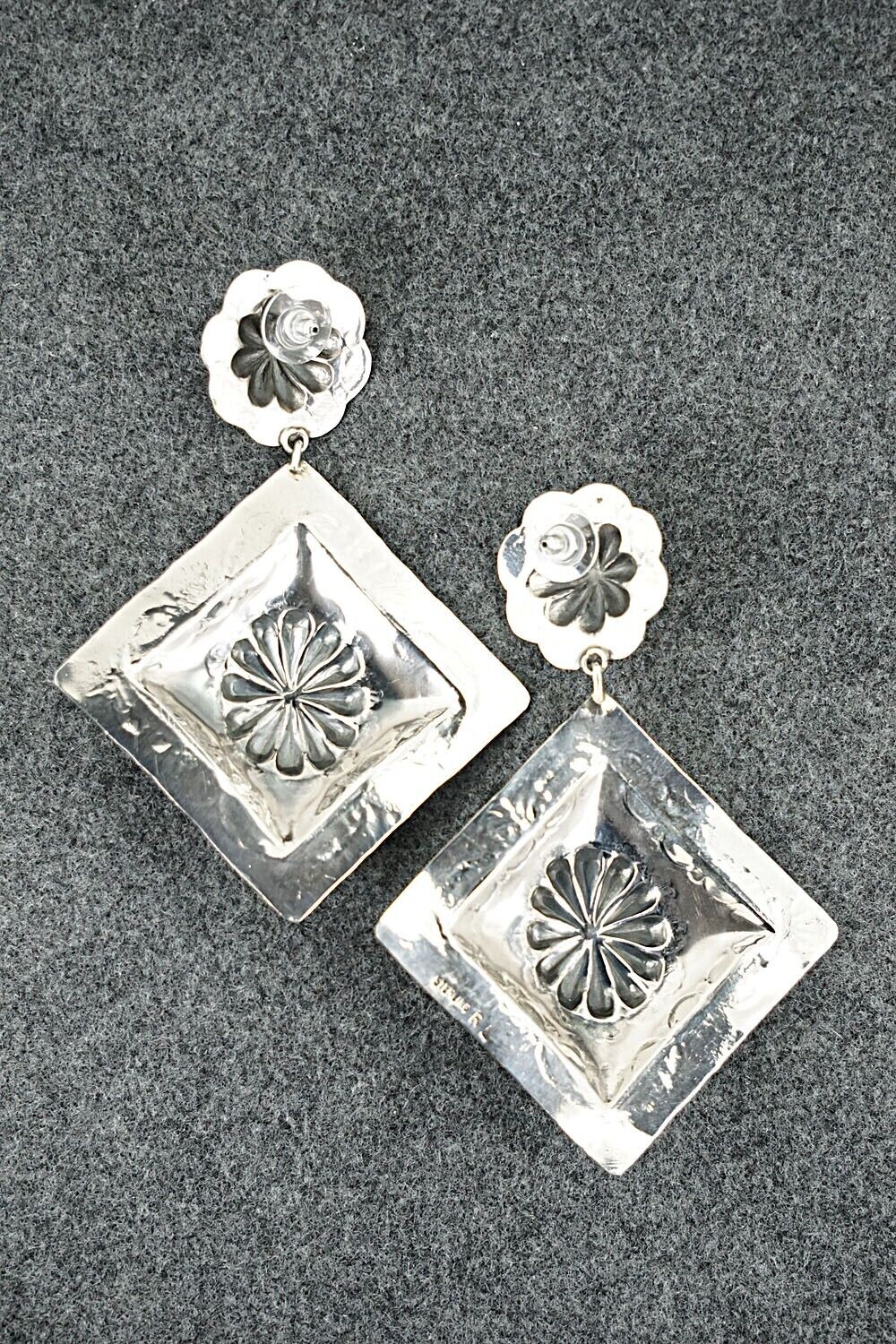 Turquoise & Sterling Silver Earrings - Rita Lee