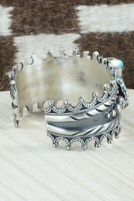 Turquoise & Sterling Silver Bracelet - Wallace Jr.